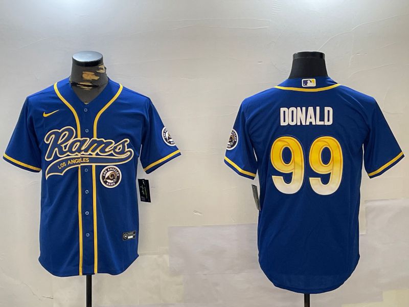 Men Los Angeles Rams #99 Donald Joint Name 2024 Nike Limited NFL Jersey style 3->los angeles rams->NFL Jersey
